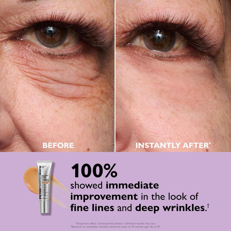 INSTANT ACTION: SMOOTHS LINES, REDUCES PUFFINESS & DARK CIRCLES