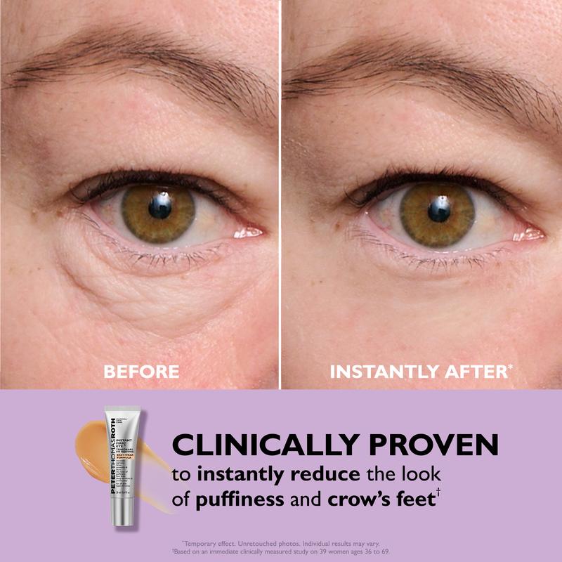 INSTANT ACTION: SMOOTHS LINES, REDUCES PUFFINESS & DARK CIRCLES